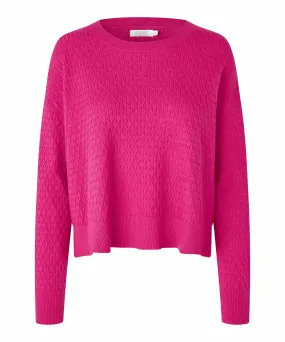 1009989 MaFayda Sweater  - Fuchsia Red