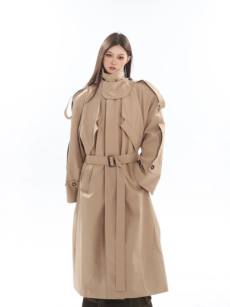 【24s Sep.】Classic Retro Long Trench Coat