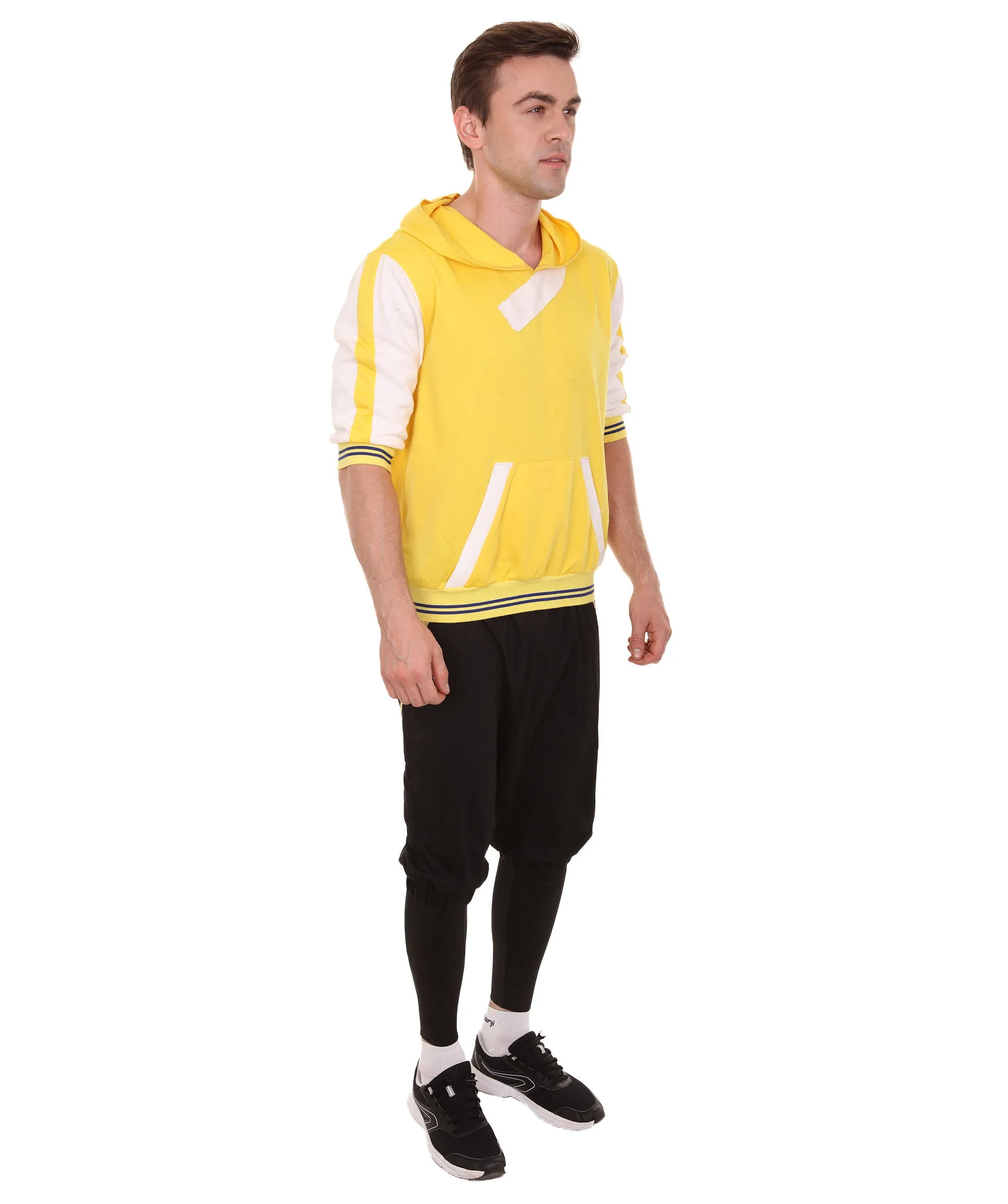 Adult Men's Team Uniform Costume | Yellow & Black Cosplay Costume