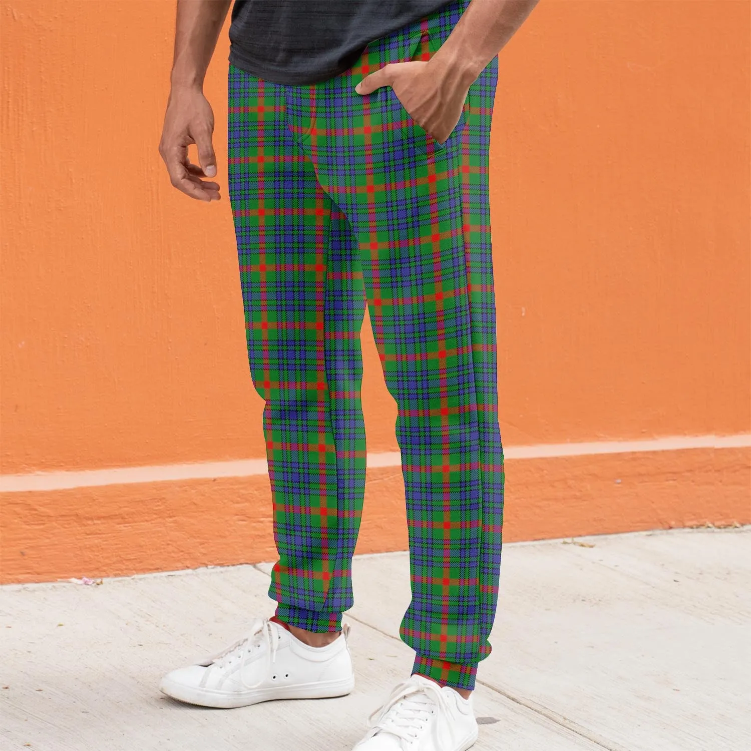 Aiton Tartan Joggers Pants