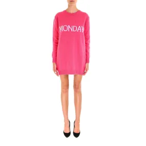 Alberta Ferretti Monday Mini Sweater Dress