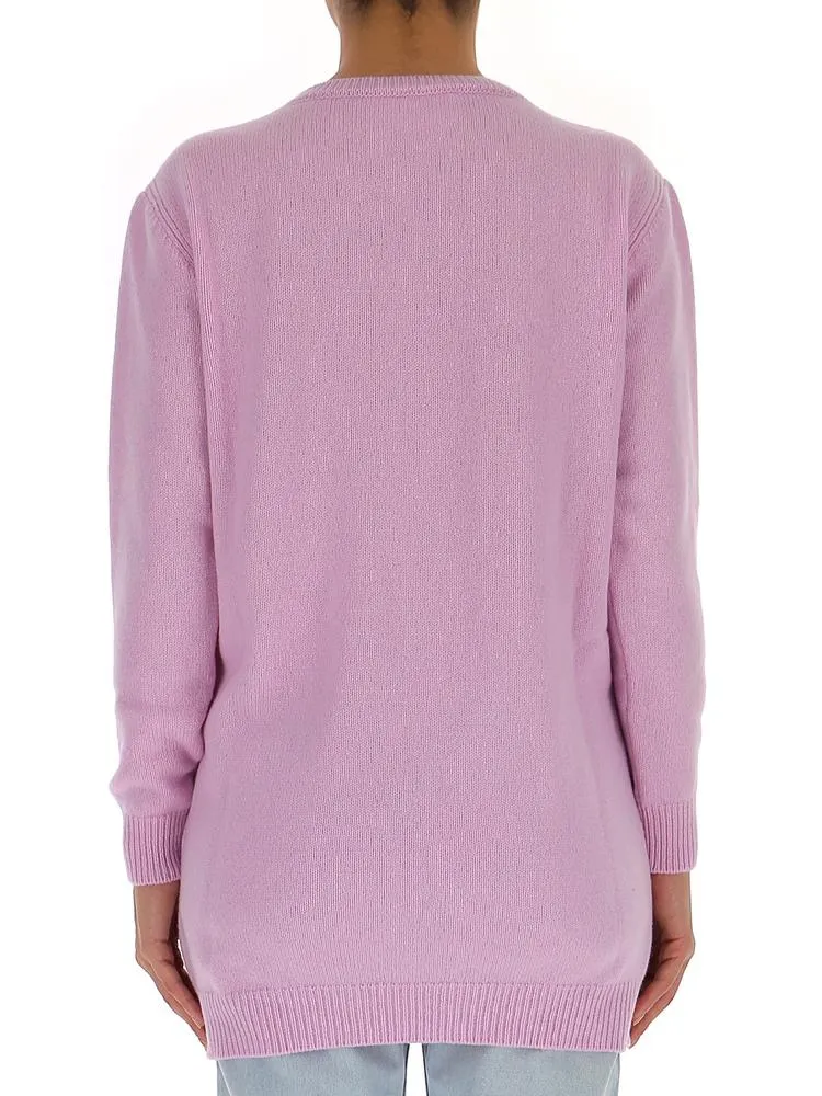 Alberta Ferretti Saturday Mini Sweater Dress