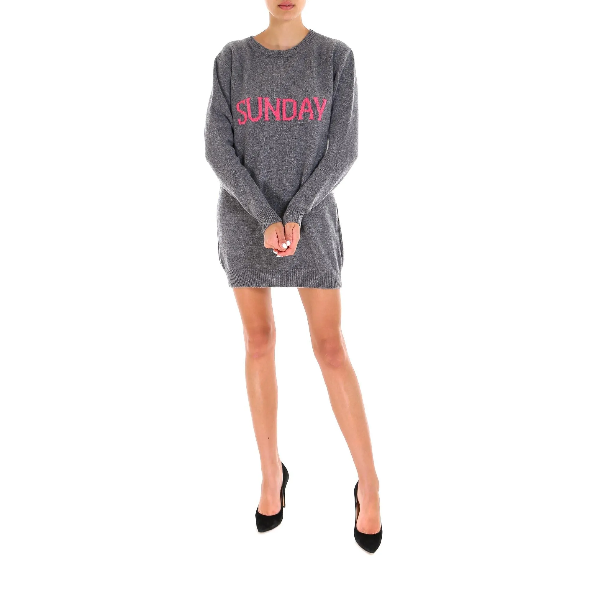 Alberta Ferretti Sunday Mini Sweater Dress