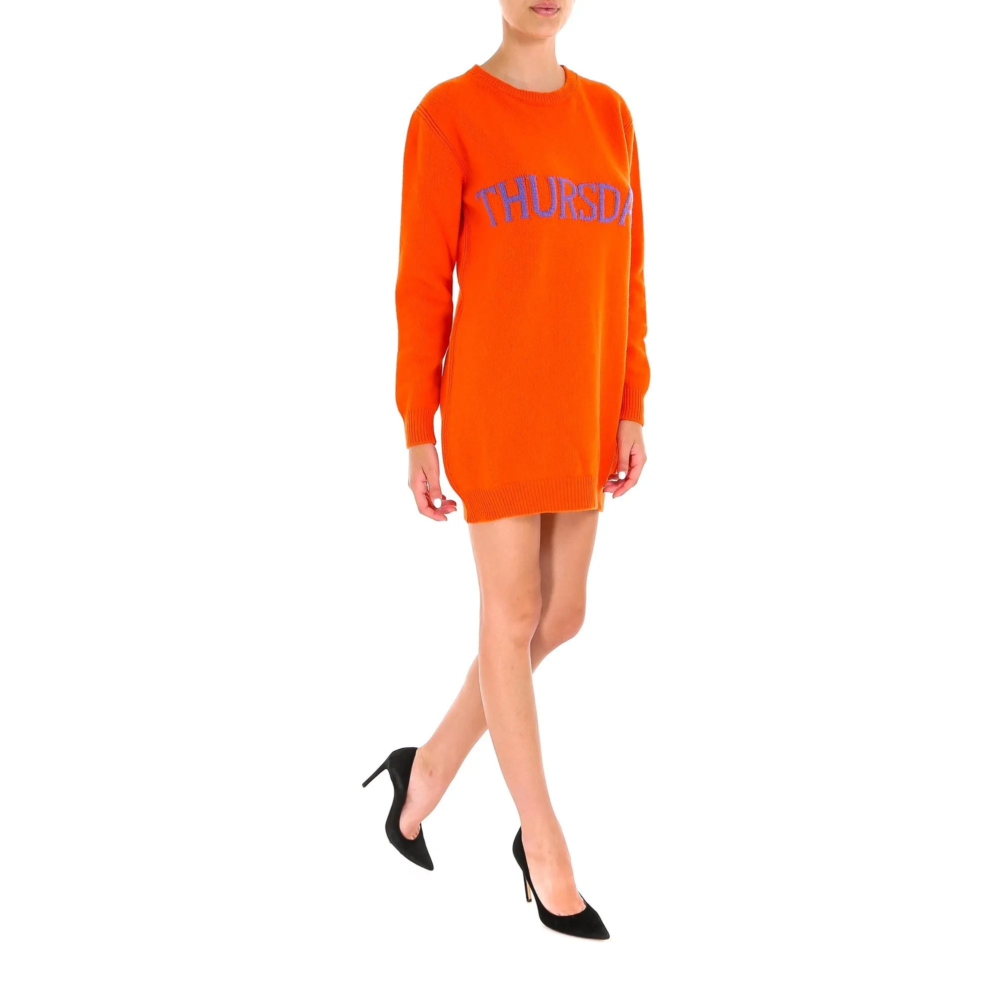 Alberta Ferretti Thursday Mini Sweater Dress