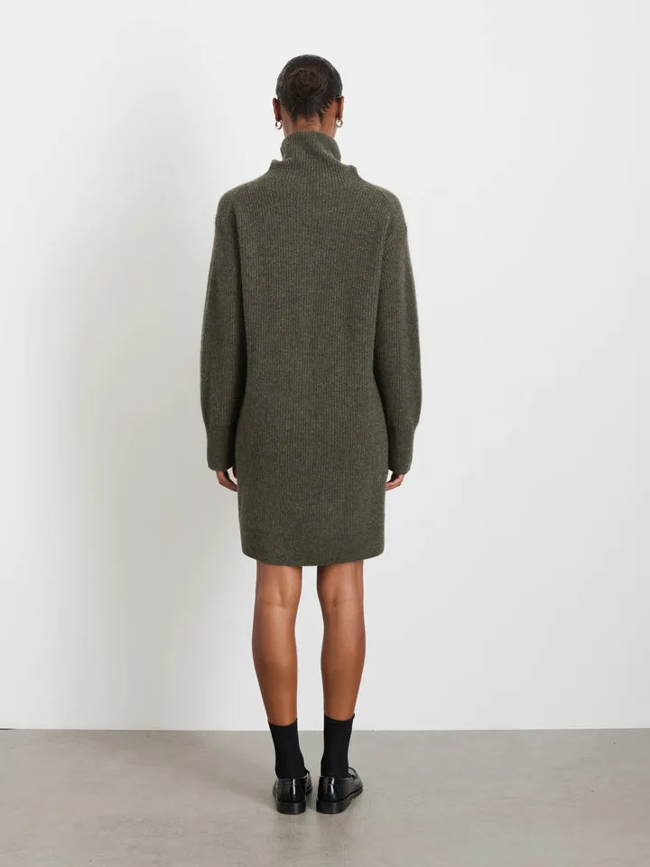 Alex Mill Olive Cashmere Simone Sweater Dress