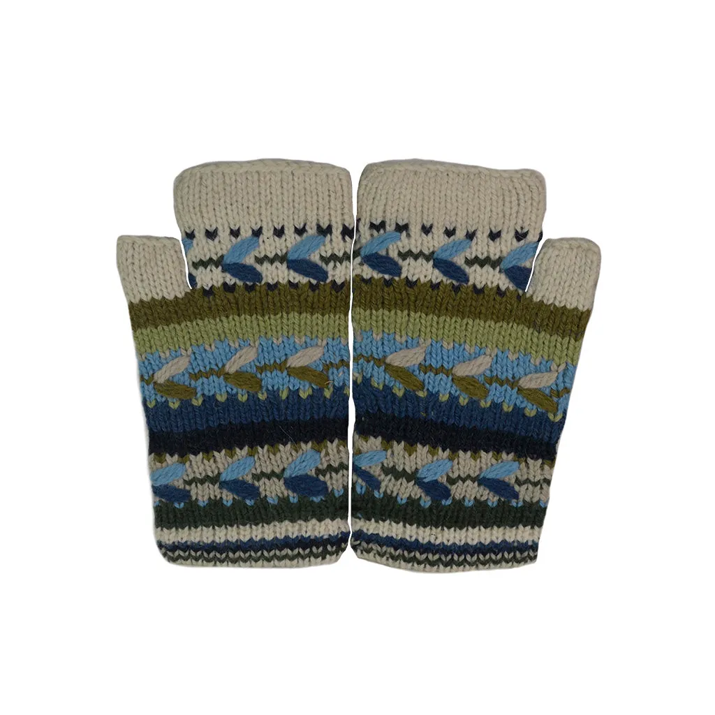 Alpaca Fingerless Mittens