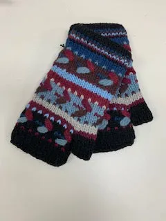 Alpaca Fingerless Mittens