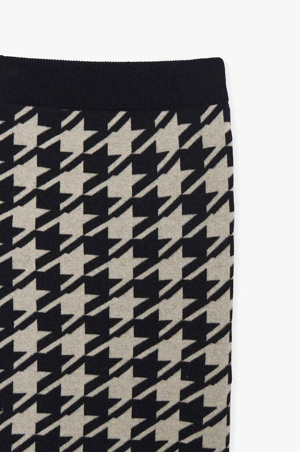 Anine Bing - Reese Skirt in Large Houndstooth