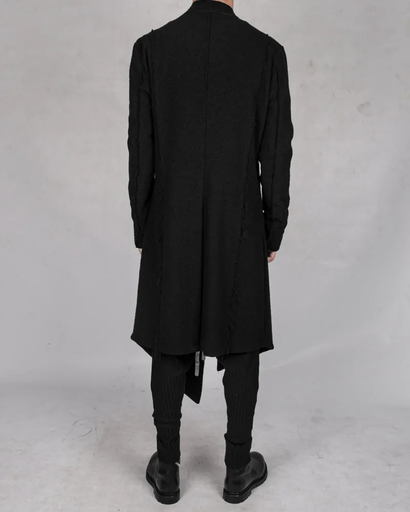 Asymmetric cotton coat