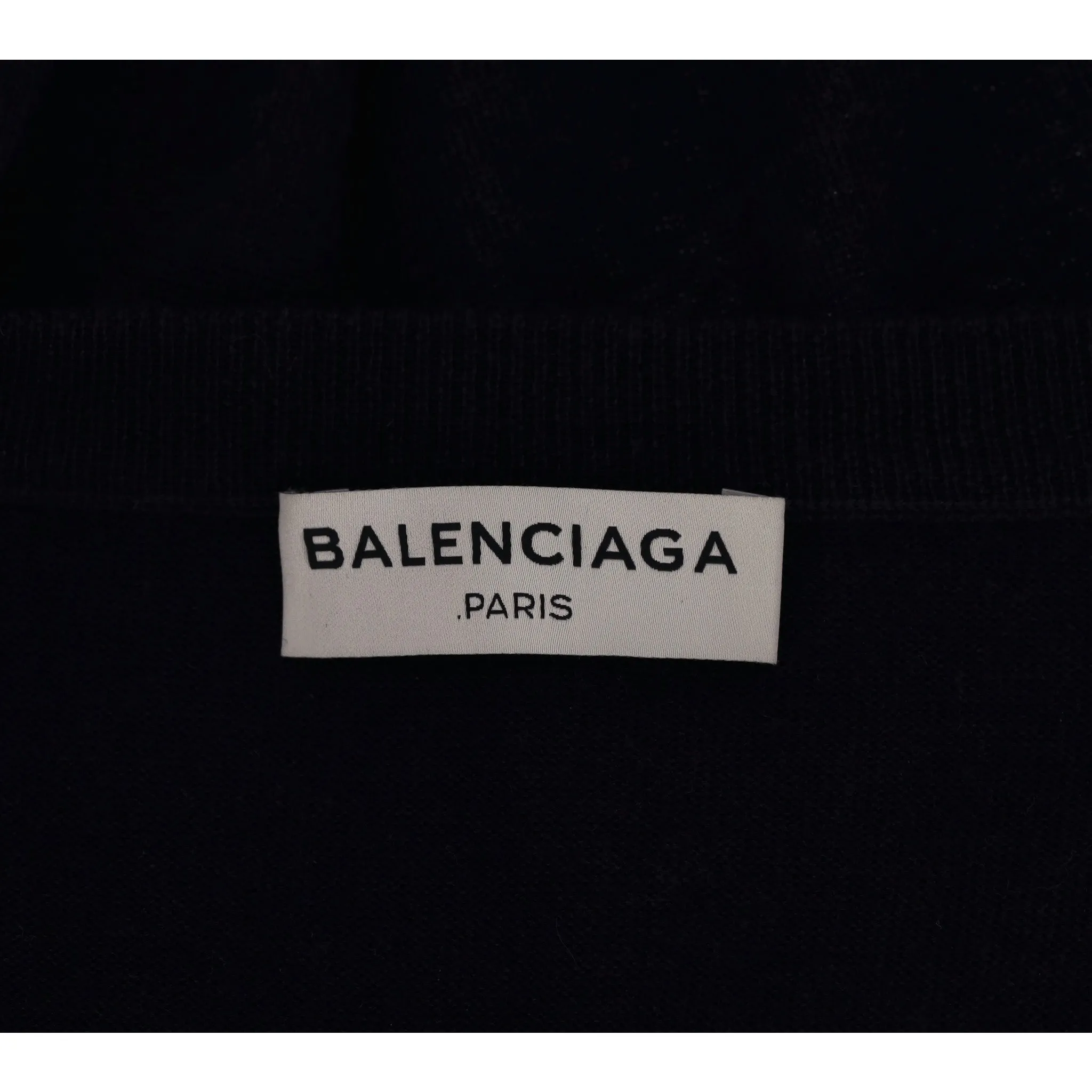 Balenciaga Wool, Silk & Cashmere Asymmetric Dress. Size 38FR