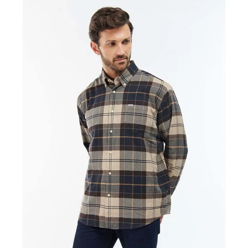 Barbour Hogside Tartan Mens Cotton Regular Fit Shirt - Autumn Dress