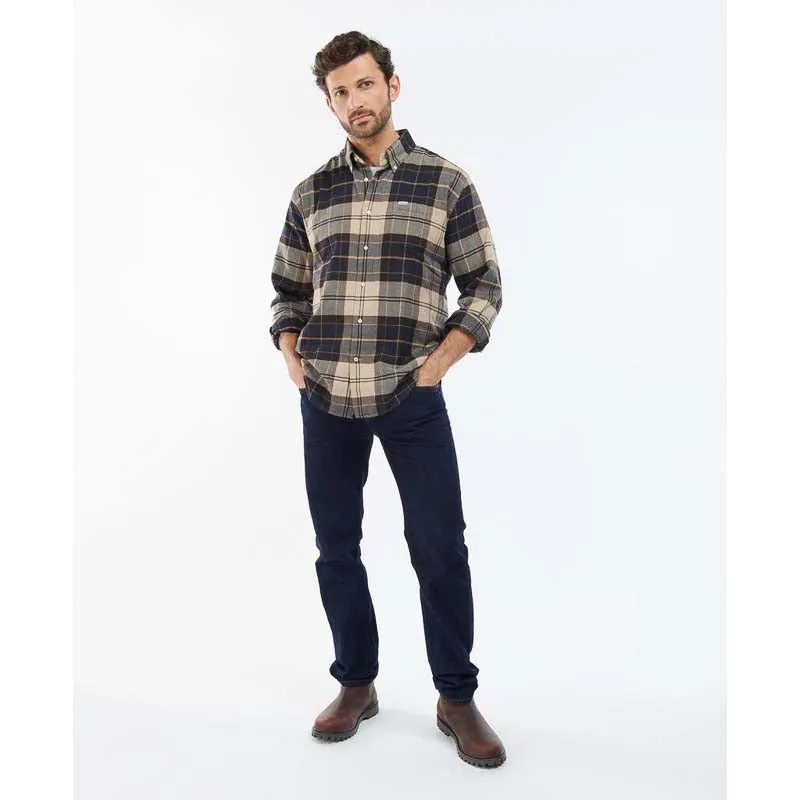 Barbour Hogside Tartan Mens Cotton Regular Fit Shirt - Autumn Dress