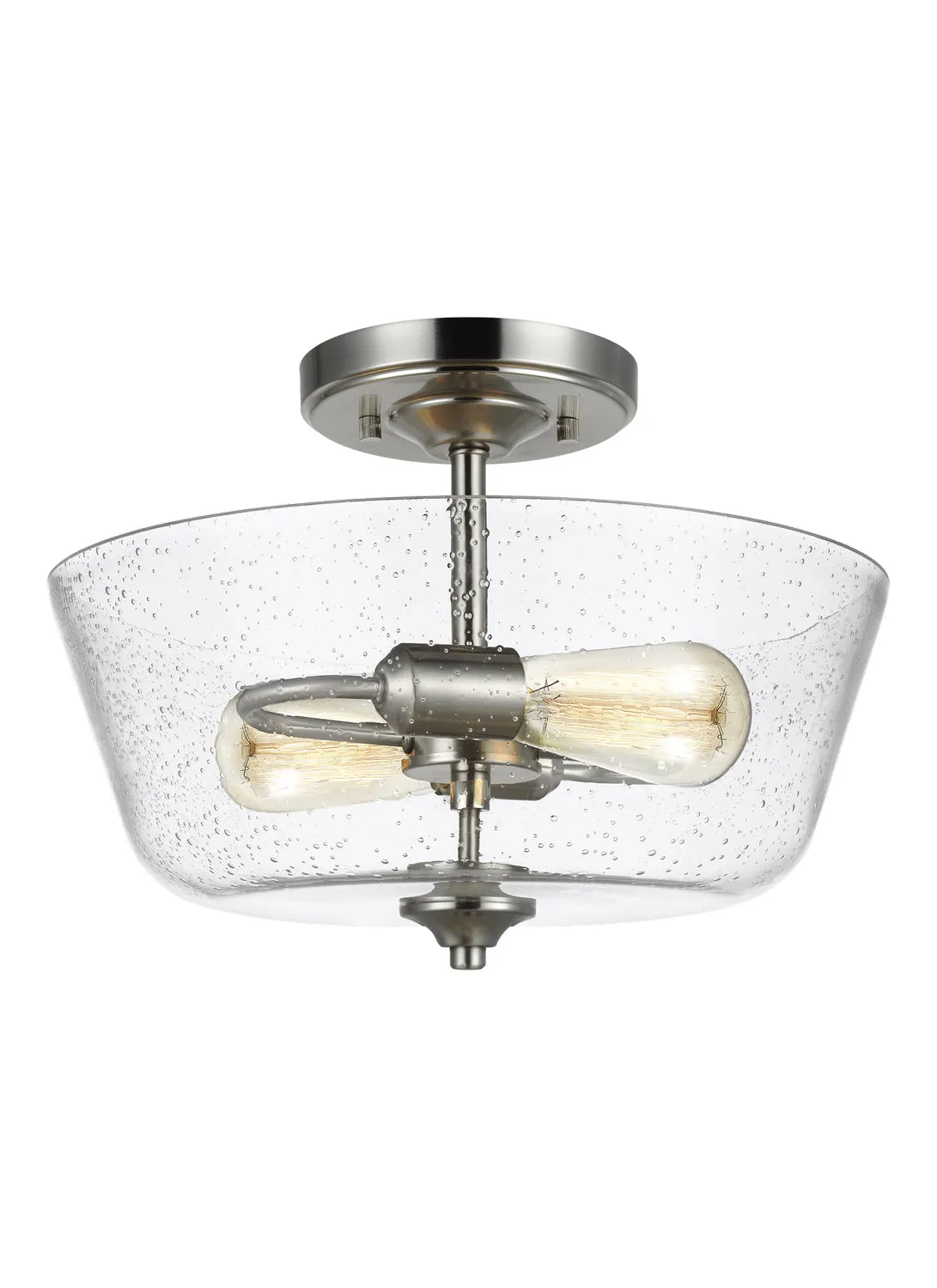 Belton 2-Light Ceiling Semi-Flush Mount