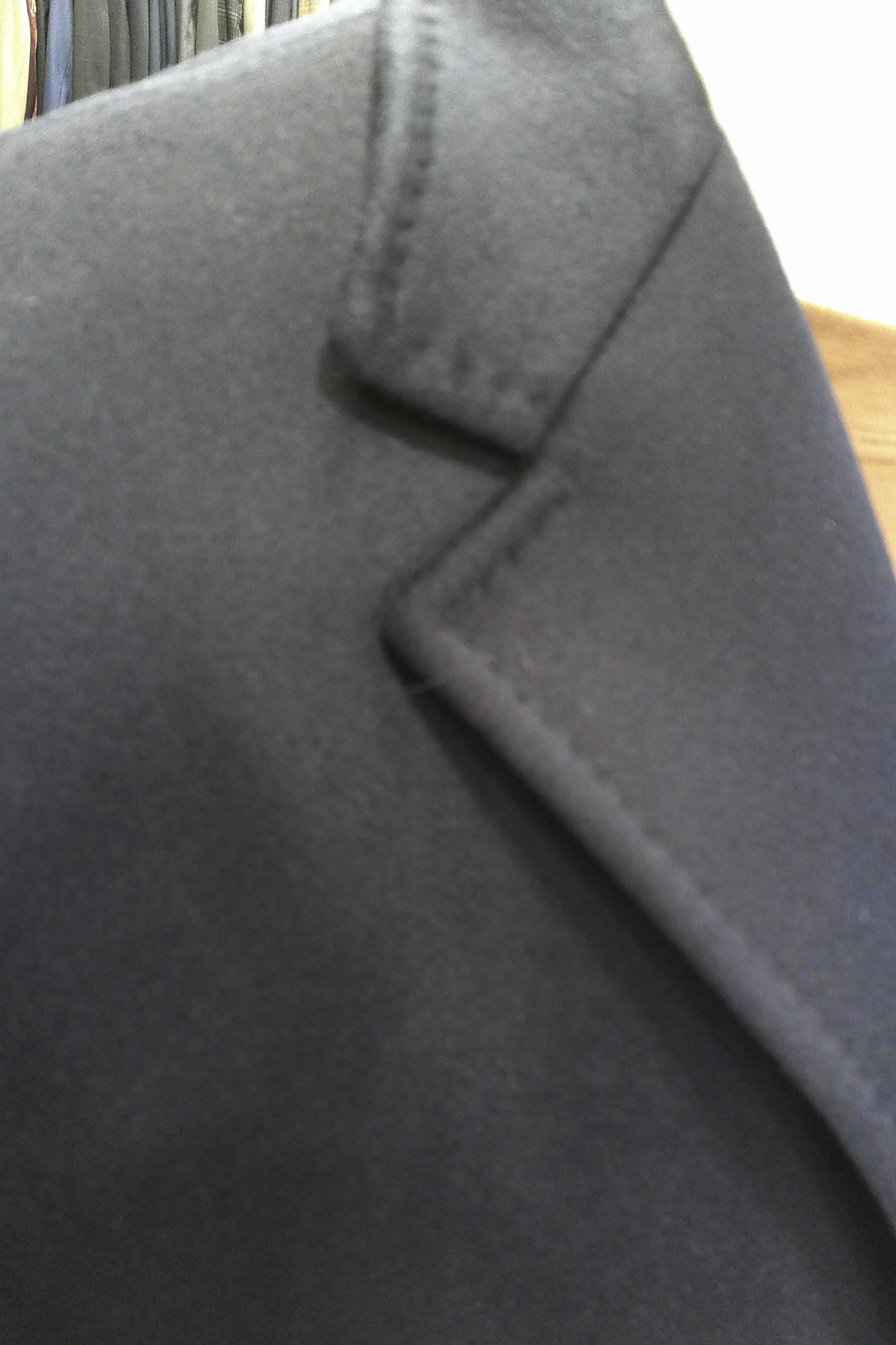 Black Label Navy Pure Cashmere Topcoat