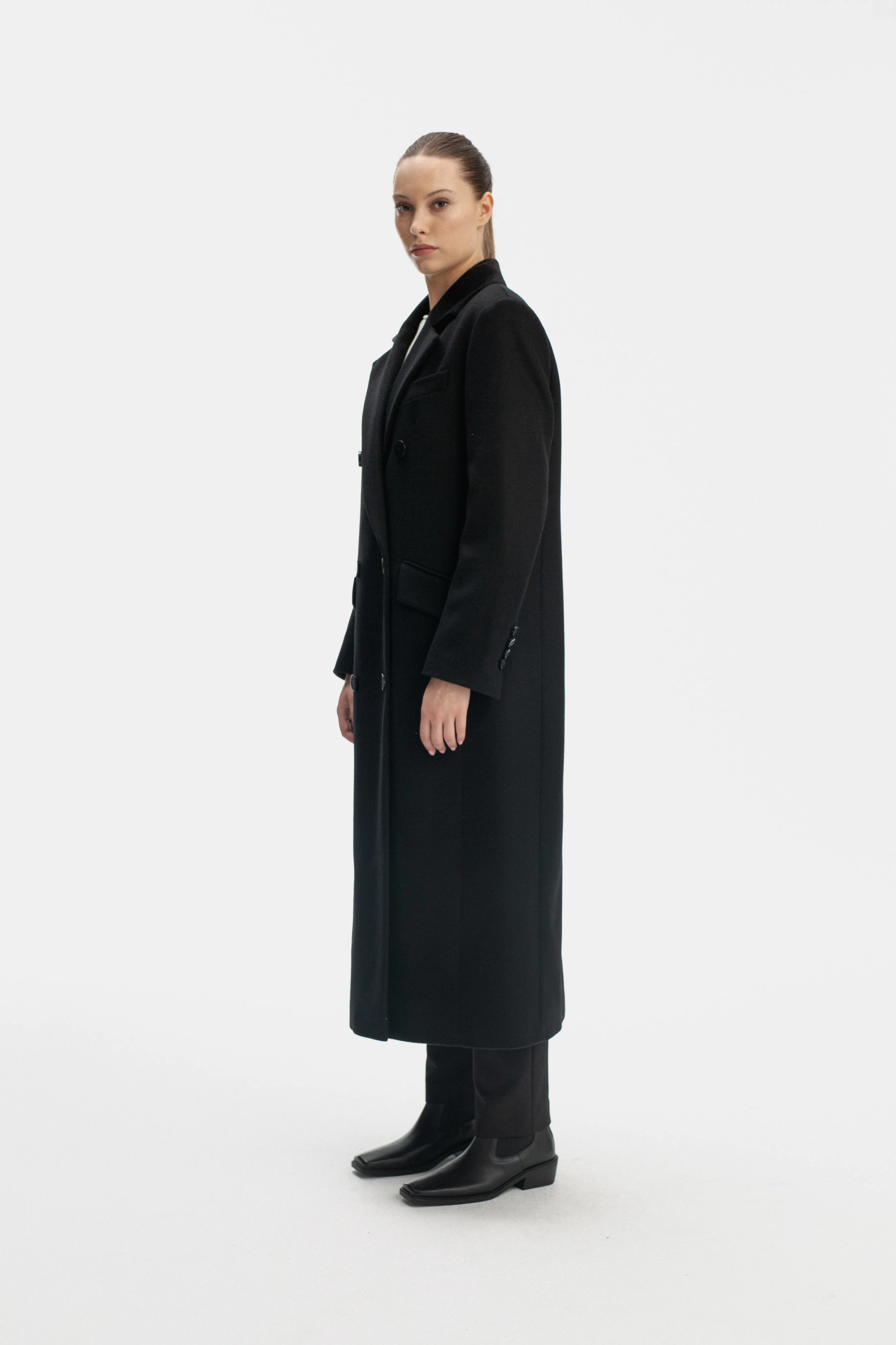 BLACK LONG COAT