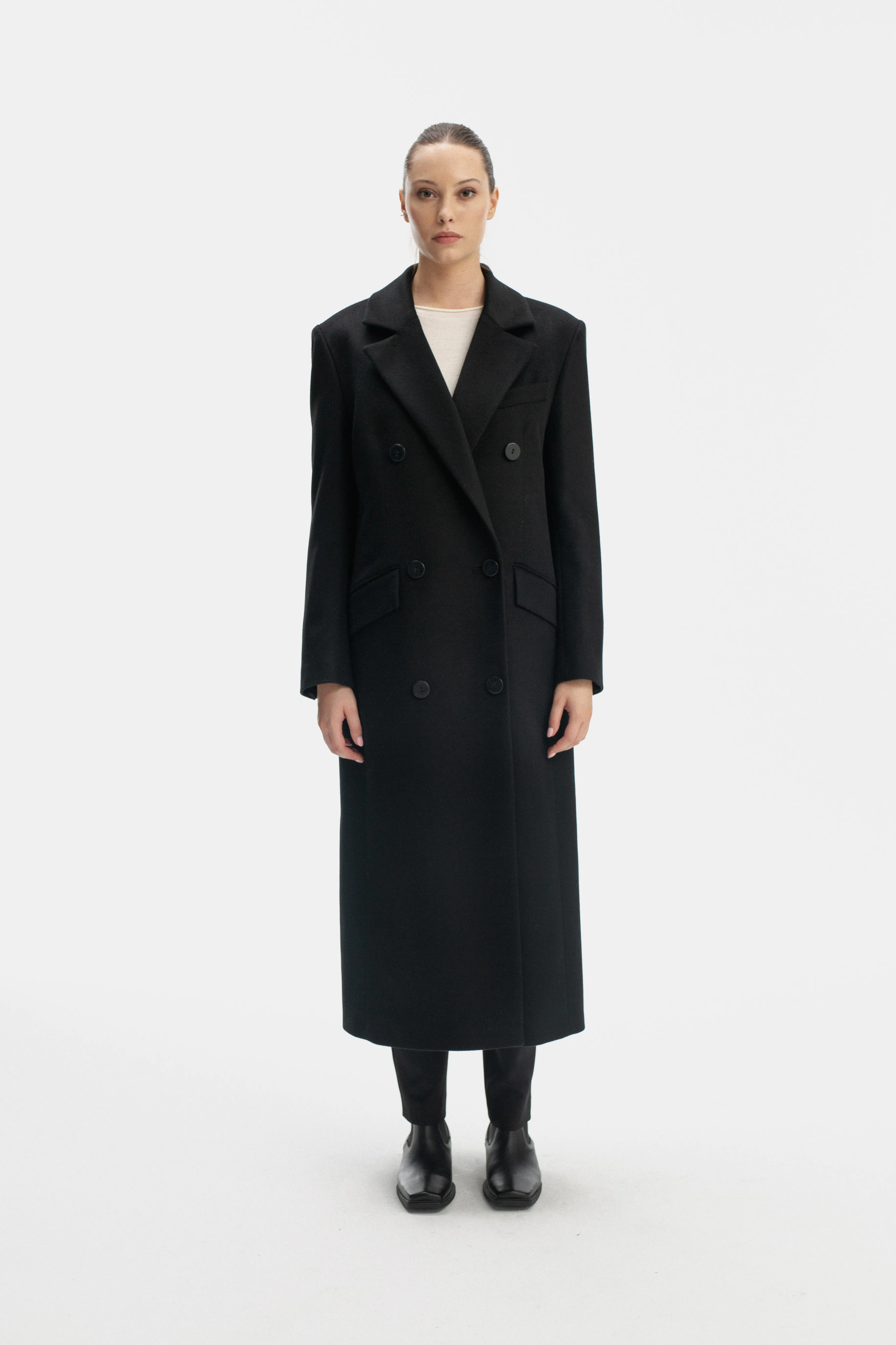 BLACK LONG COAT