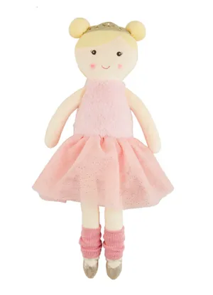 Blonde Ballerina Doll by Mud Pie