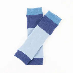 Blue Mix Cashmere Ankle Warmers