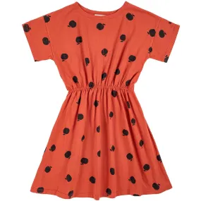 Bobo Choses Ketchup Poma Allover Dress