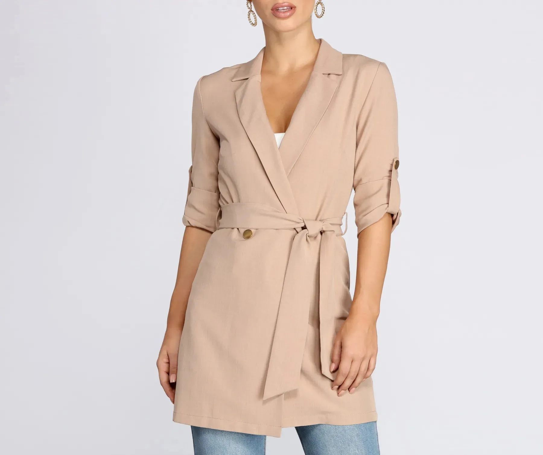 Boss Babe Trench Coat