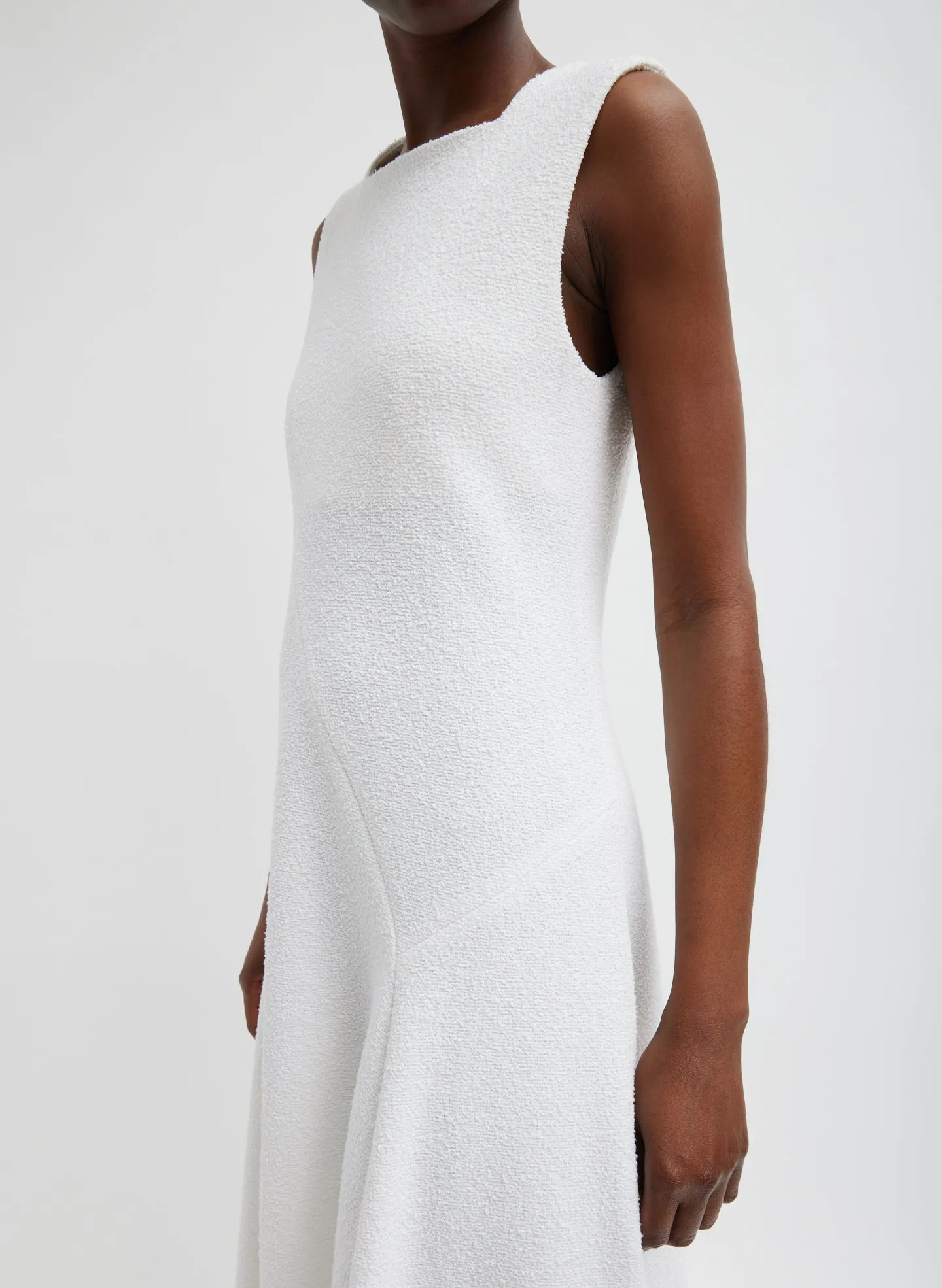 Boucle Knit Sculpted Dress