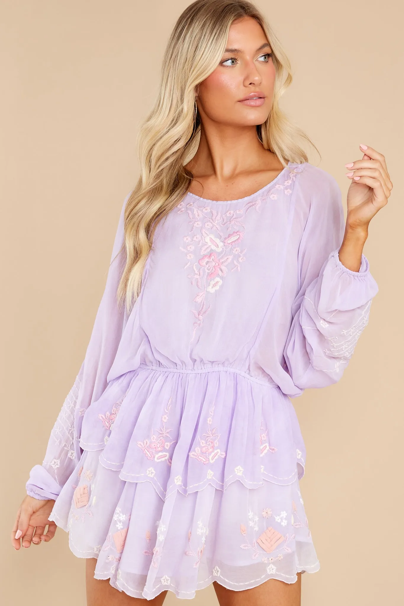 Bridgely Amethyst Mini Dress