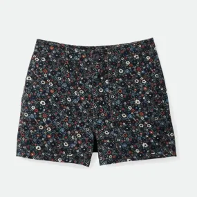 BRIXTON WOMENS VANCOUVER SHORT WASHED FLORAL/NAVY