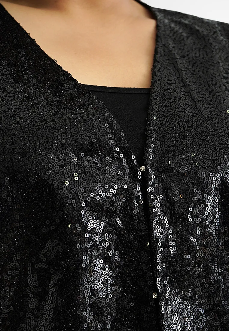 Burnet Sequin Party Cropped Jacket