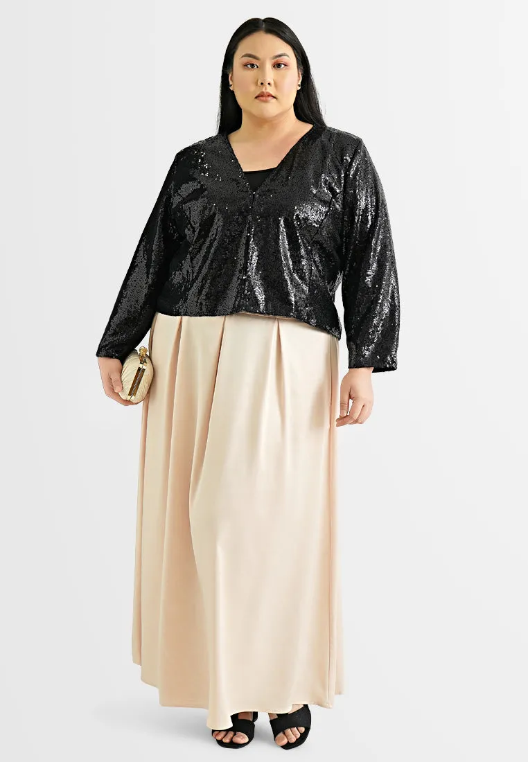 Burnet Sequin Party Cropped Jacket