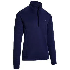 Callaway Ottoman Fleece II Pullover Top - Peacoat