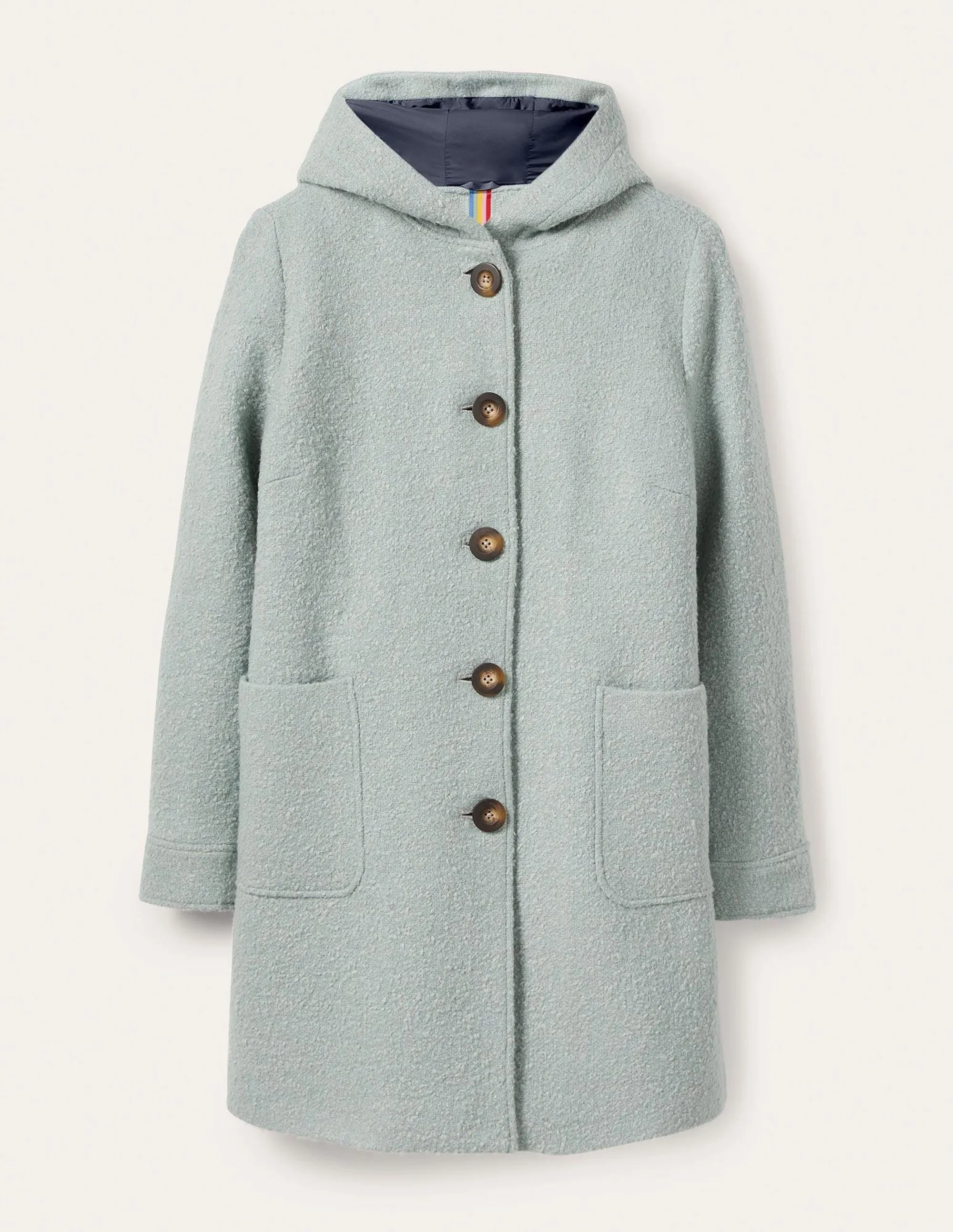 Cambridge Textured Coat-Icy Blue