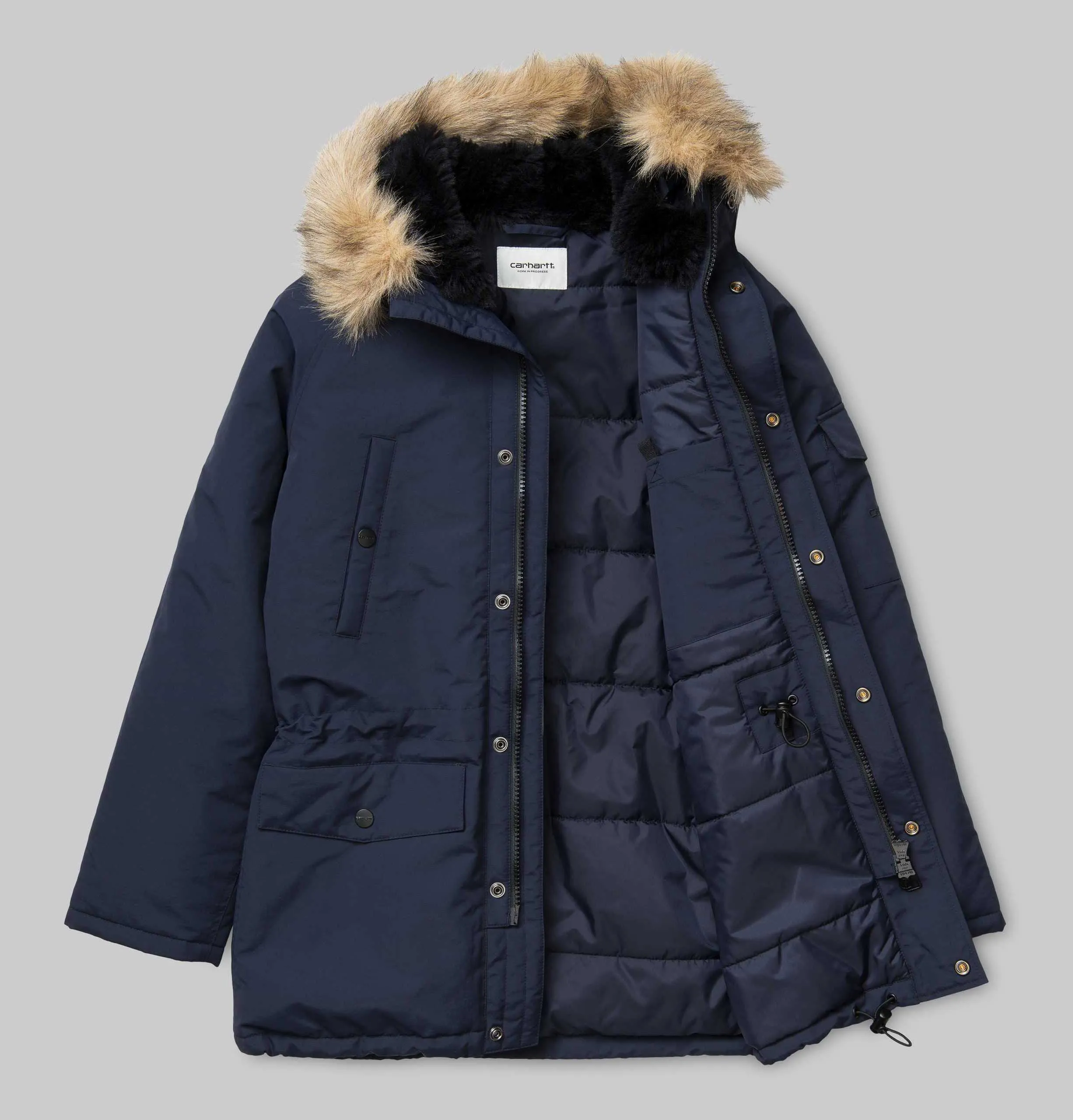 Carhartt WIP Women's Anchorage Parka – Dark Navy/Black