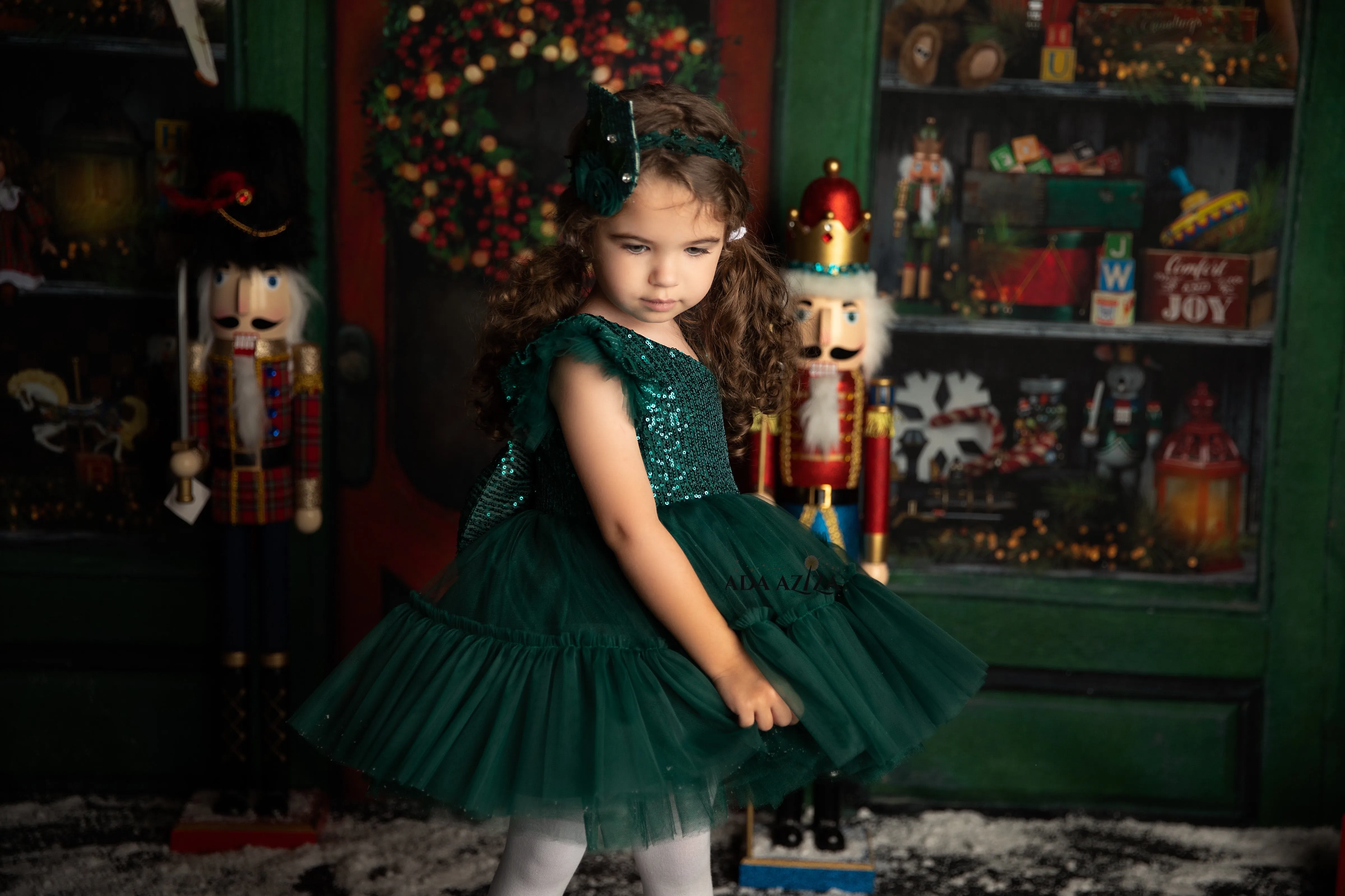 Cattlaya Dress Green