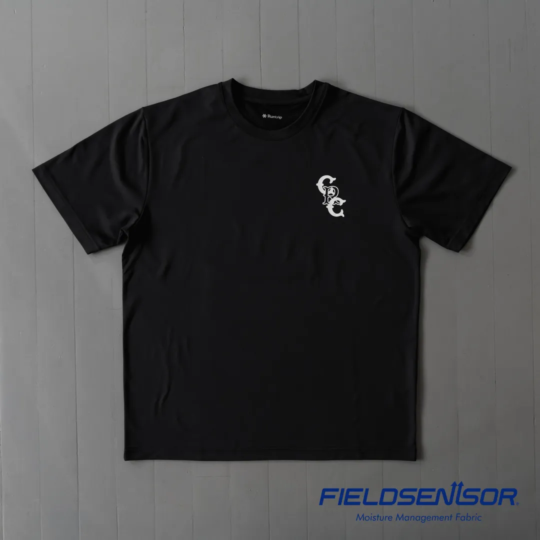 ChaosRunningClub FIELDSENSOR 秒乾 Tee (Black)