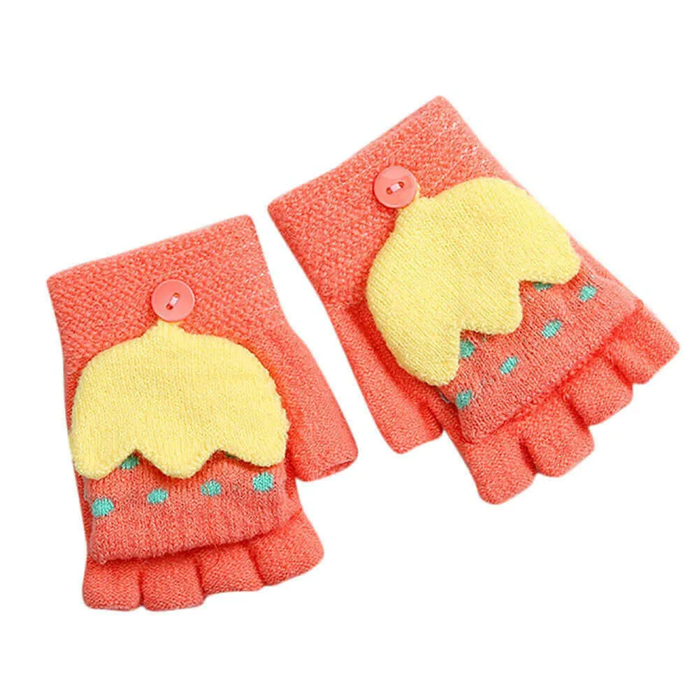 Children Baby Gloves Kids Girls Boys Winter