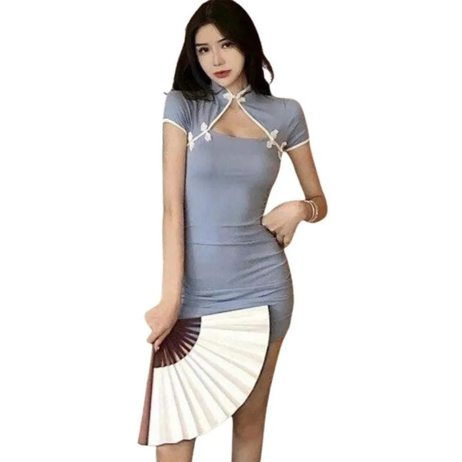 Chinese Style Cheongsam Bodycon Dress