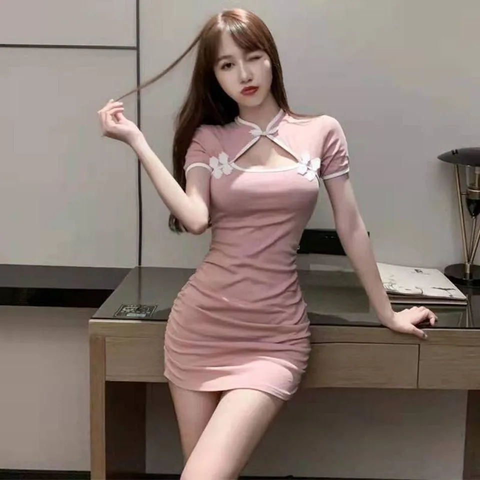 Chinese Style Cheongsam Bodycon Dress