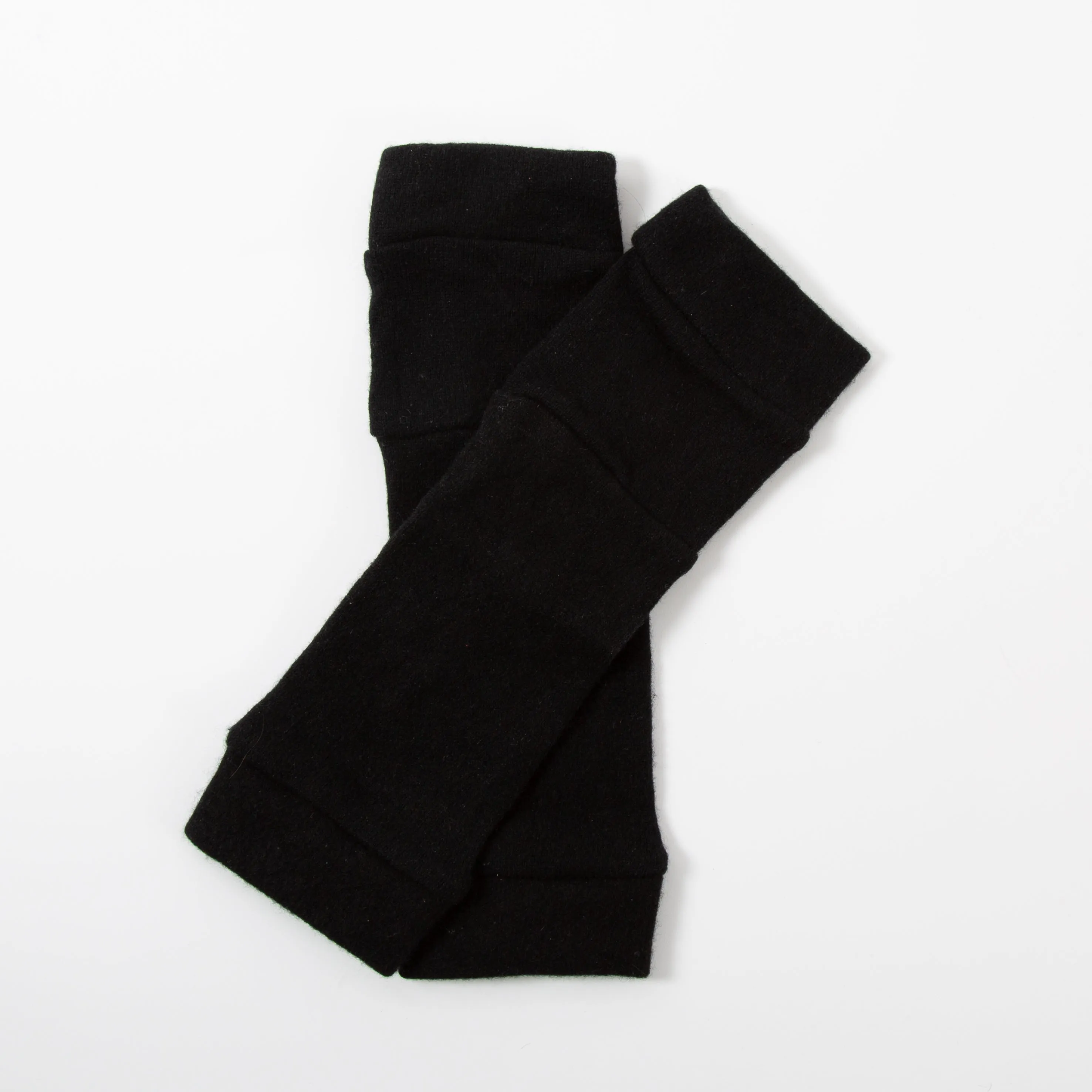 Classic Black Cashmere Ankle Warmers