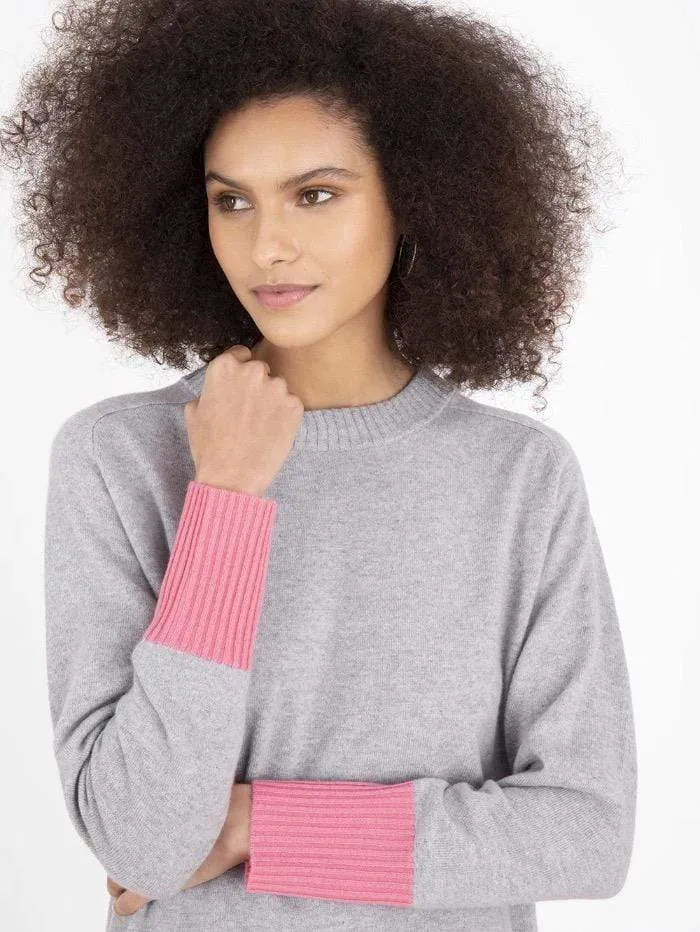 Cocoa Cashmere Grey Sophie Jumper CC4007