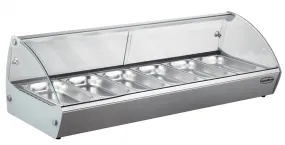 Combisteel Countertop Heated Food Display Merchandiser 6 x 1/3GN - 7487.0140