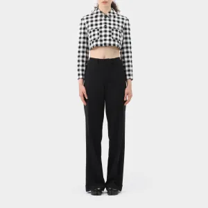 Comme des Garçons Girl Gingham Cropped Jacket