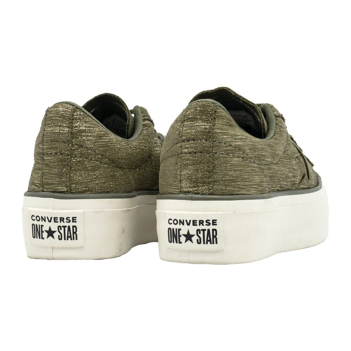 Converse One Star Low-Top Sneakers Green Colour For Women