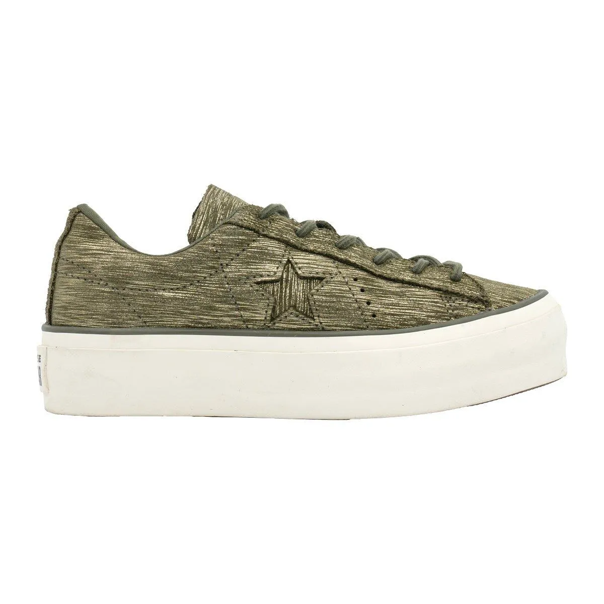 Converse One Star Low-Top Sneakers Green Colour For Women