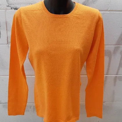 COTTON CASHMERE CREW NECK JUMPER