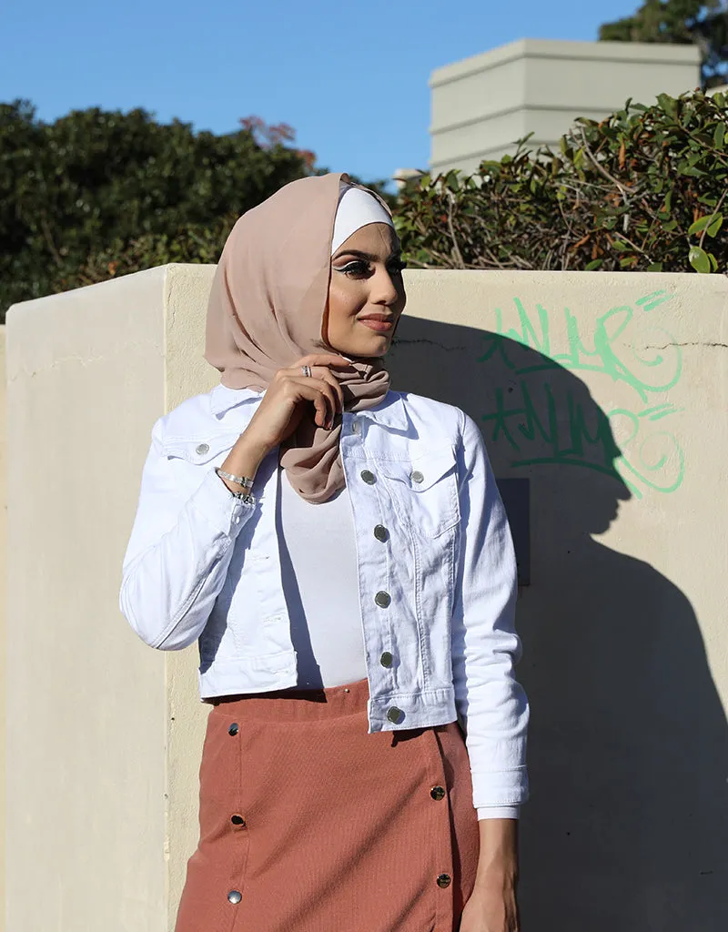 Denim Cropped Jacket