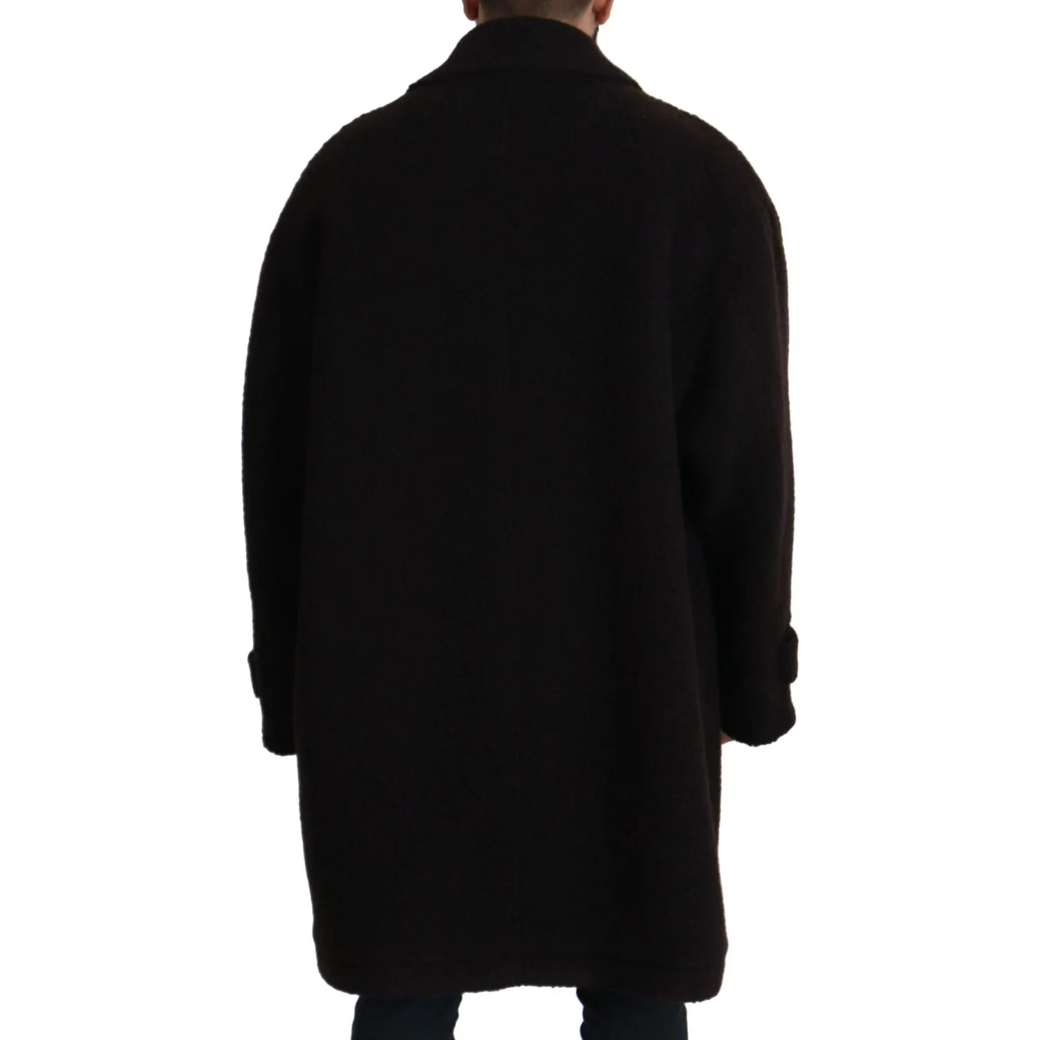 Dolce & Gabbana Elegant Black Alpaca Wool Blend Jacket