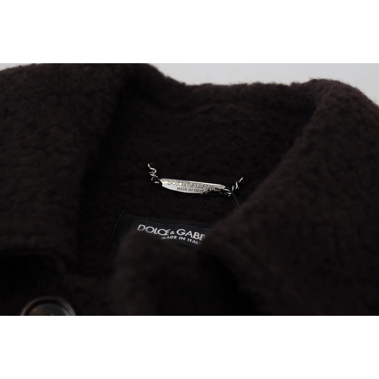 Dolce & Gabbana Elegant Black Alpaca Wool Blend Jacket