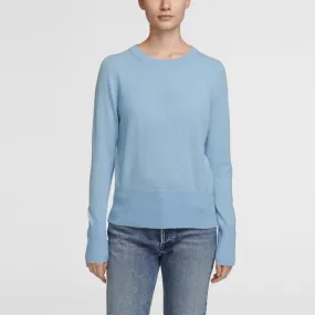 Essential Cashmere Crewneck (Cool Aqua)