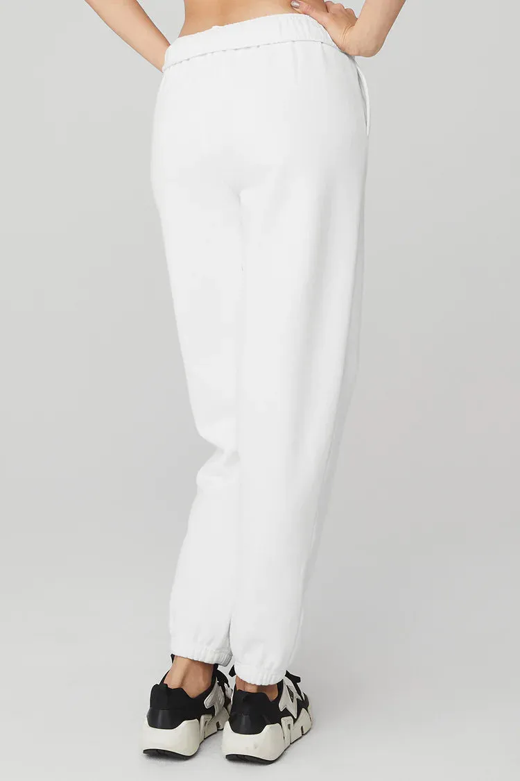 Fabiola Joggers - White