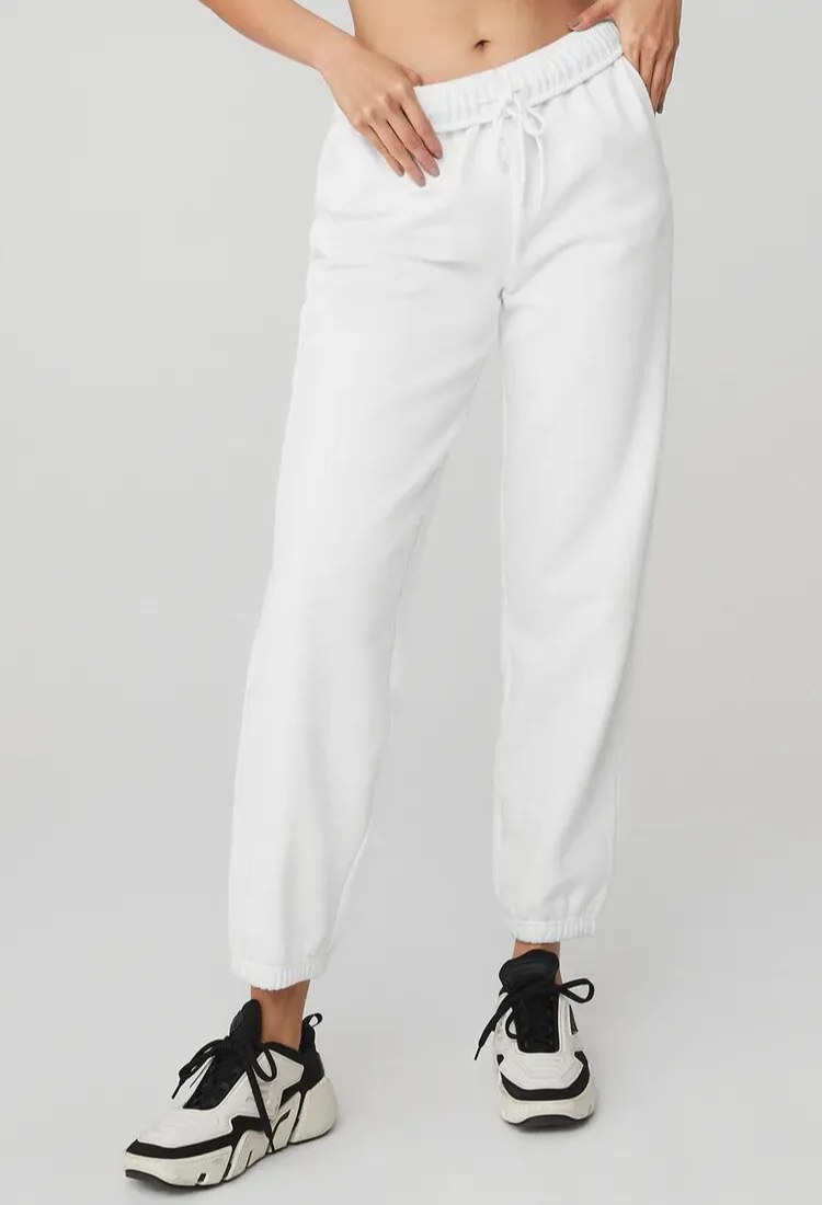 Fabiola Joggers - White